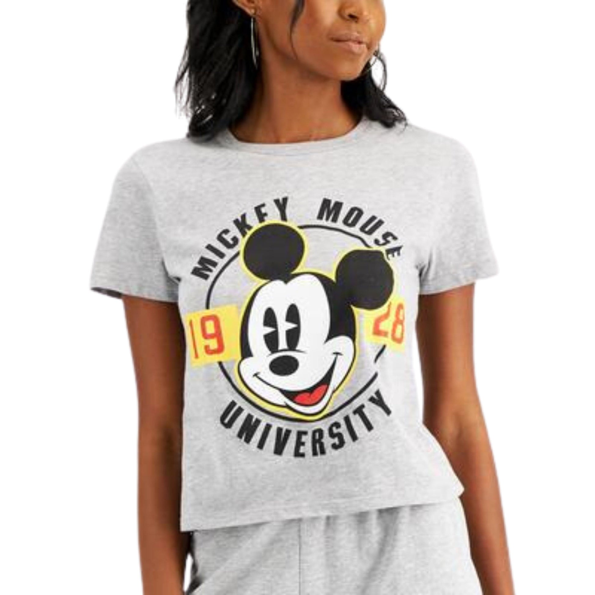 DISNEY Girls Tops XS / Grey DISNEY - KIDS - Mickey Mouse University T-Shirt