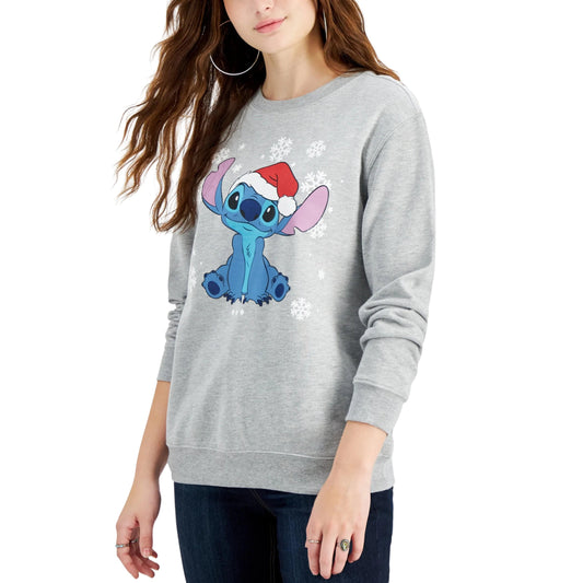 DISNEY Womens Tops XL / Grey DISNEY - Stitch holiday sweatshirt