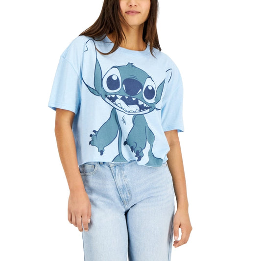 DISNEY Womens Tops S / Blue DISNEY - Stitch T-Shirt
