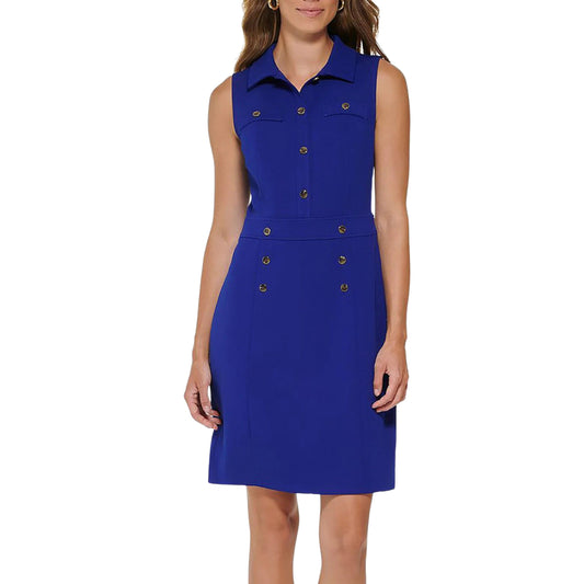 DKNY Womens Dress L / Blue DKNY -  Causal Sheath Dress