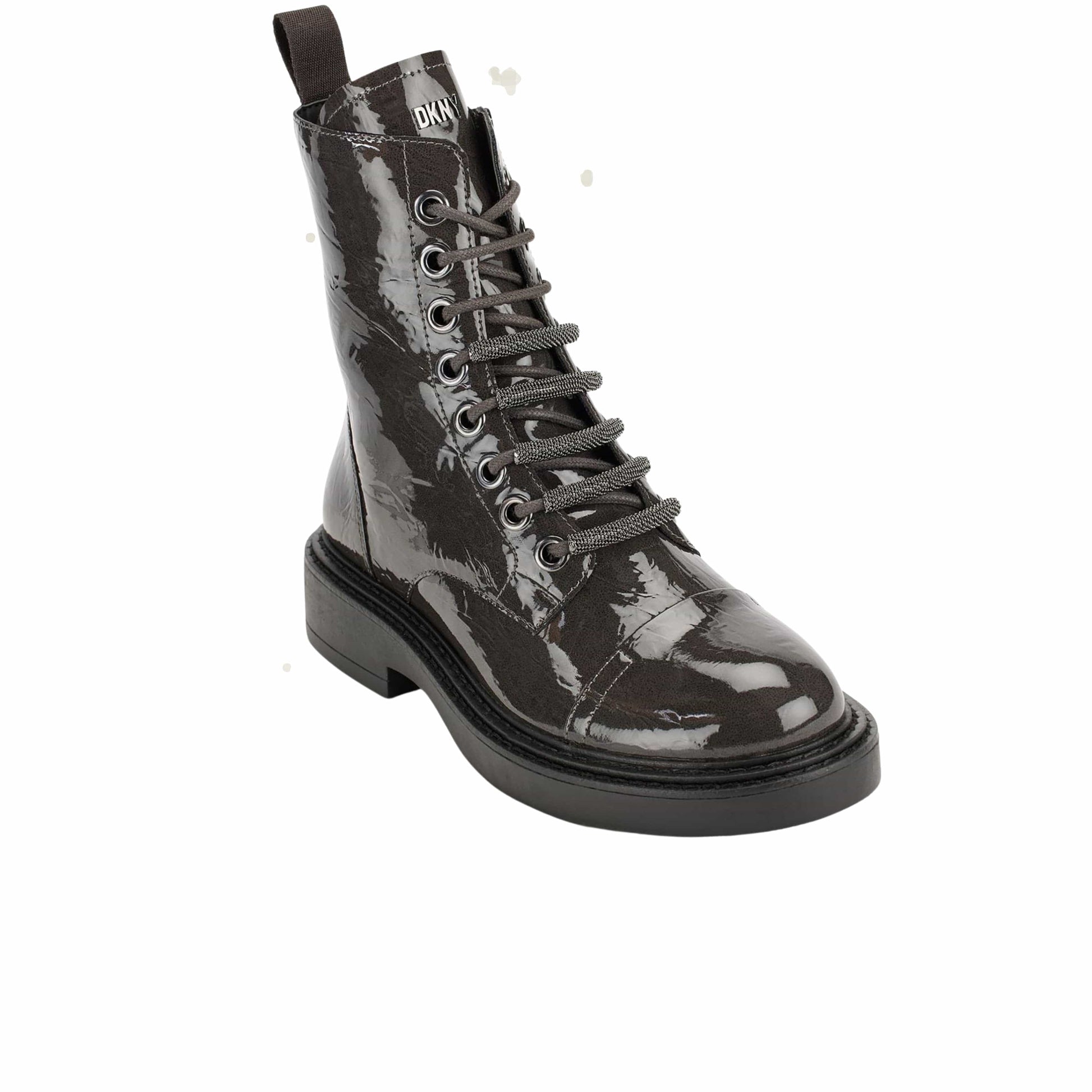 DKNY Womens Shoes 39.5 / Grey DKNY -  Cushioned  Combat & Lace-up Boots