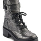 DKNY Womens Shoes DKNY - Leather Quilted Combat & Lace-up Boots