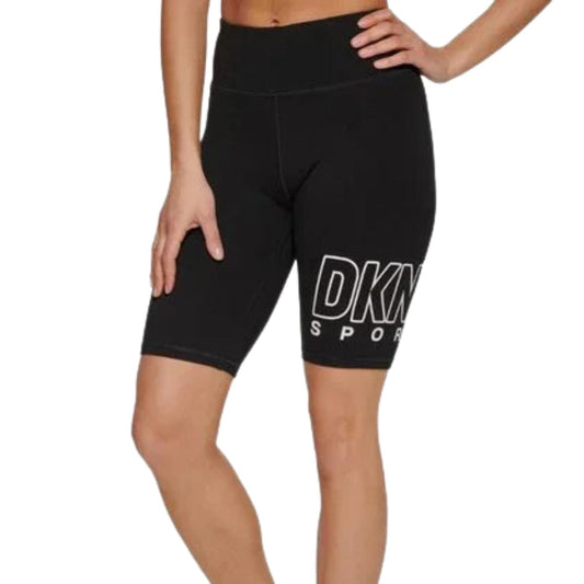 DKNY Womens sports S / Black DKNY - Fitted Active Gym Bike Shorts