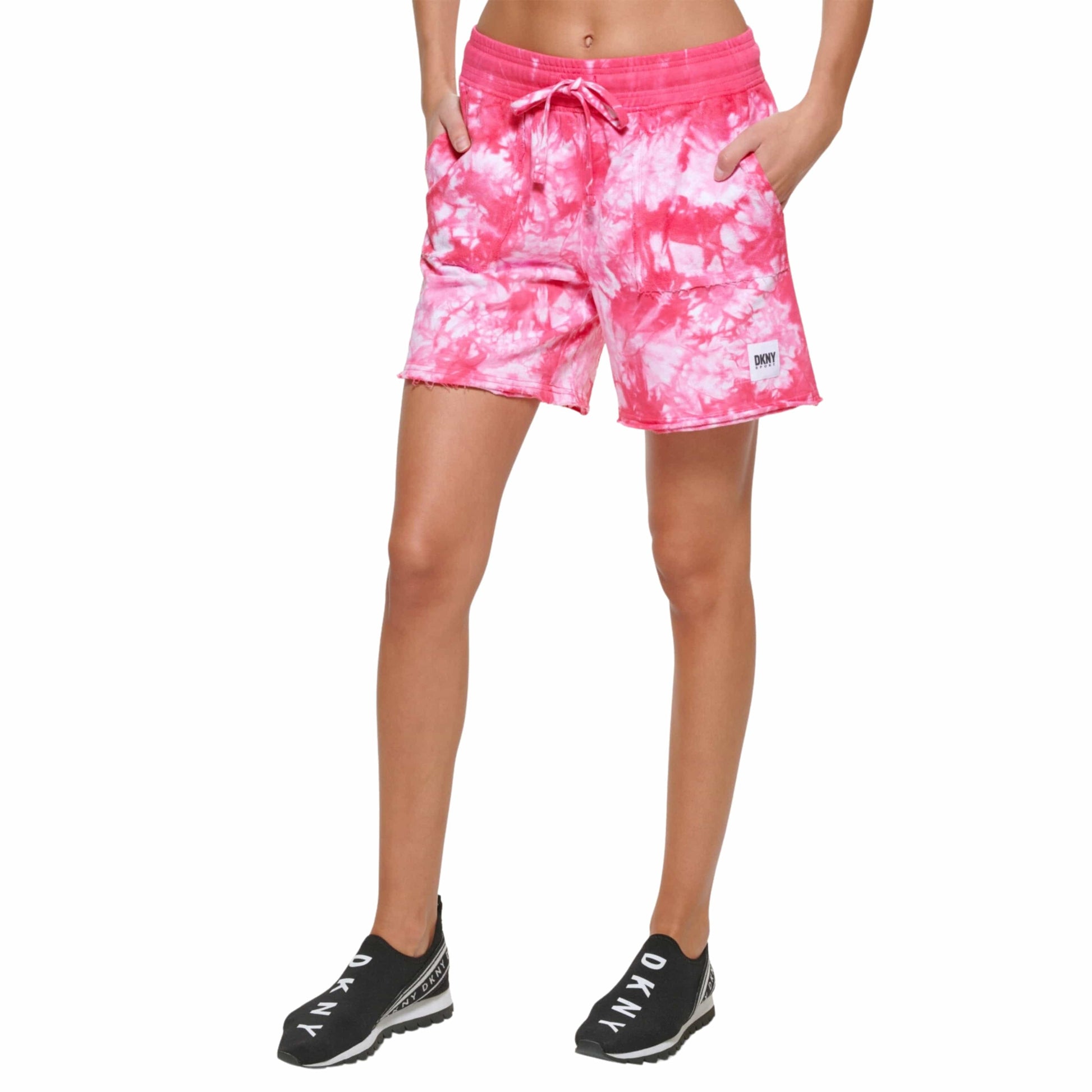 DKNY Womens sports L / Pink DKNY - Sport Tie-Dyed Shorts
