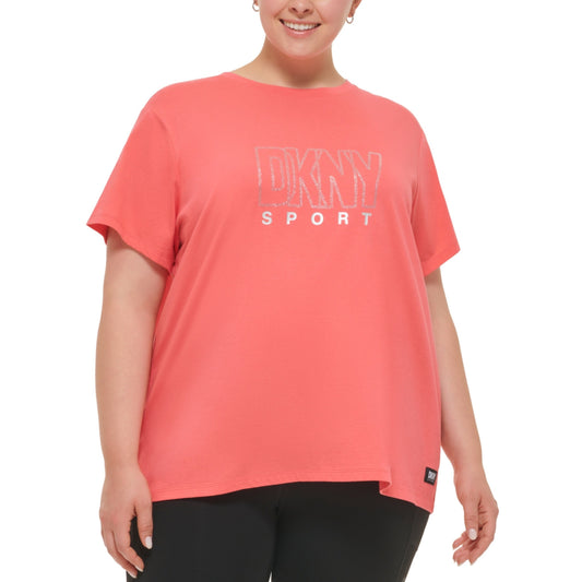 DKNY Womens Tops Orange / XXXL DKNY -  Fitness Logo Shirts & Tops