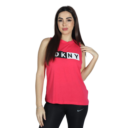 DKNY Womens Tops M / Pink DKNY - Sleeveless Tank Top