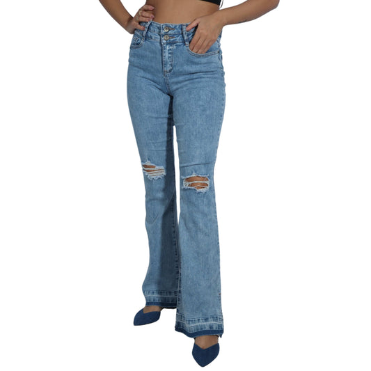 DOLLHOUSE Womens Bottoms XS / Blue DOLLHOUSE - Belt Loops Jeans