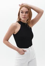 OXXO -  Halter Neck Knitted Top