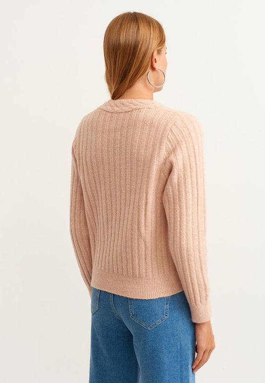 OXXO - Buttoned Double Breasted Sweater