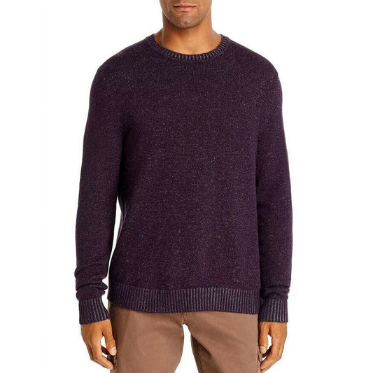 DYLAN GRAY Mens Tops L / Purple DYLAN GRAY - Crewneck Knit Pullover Sweater