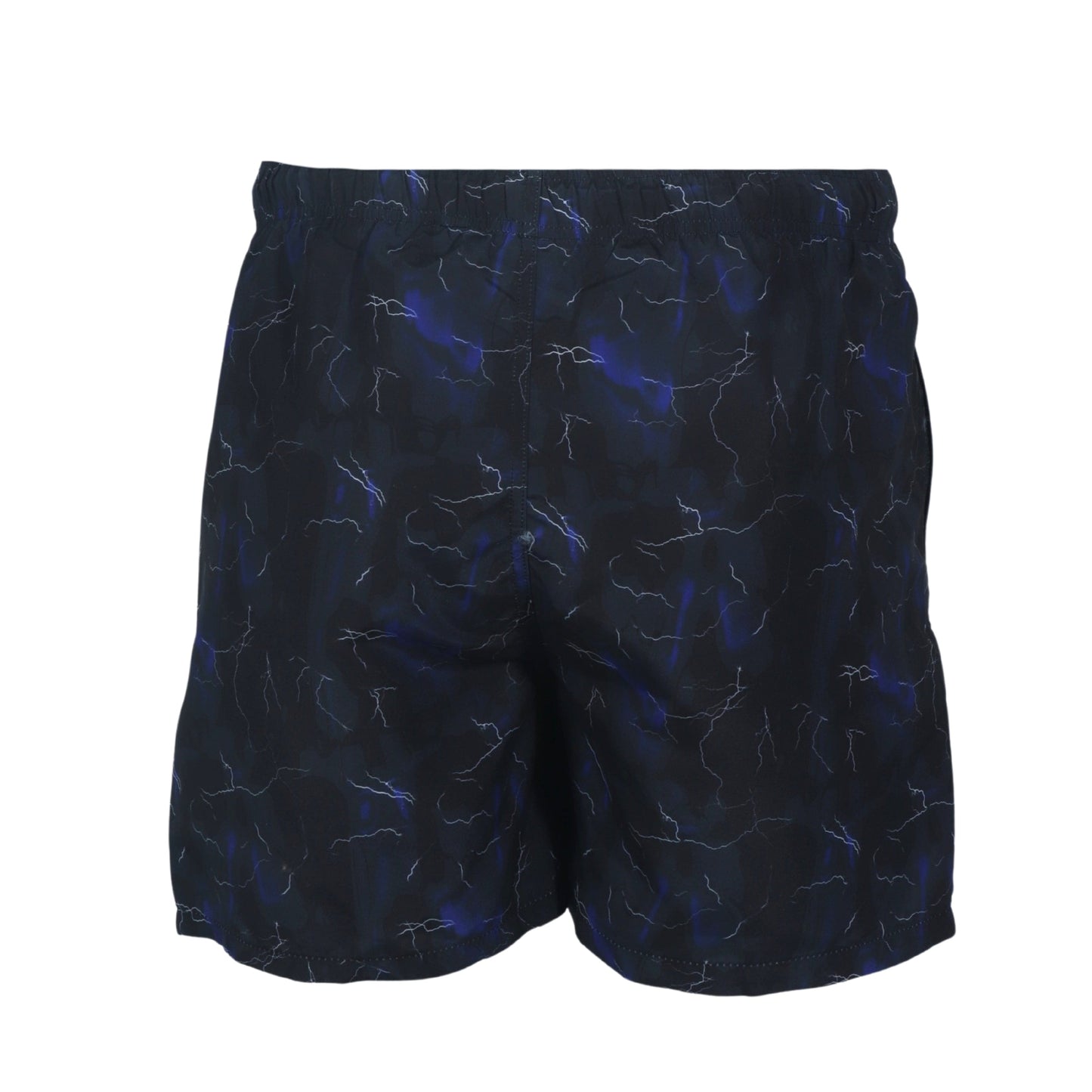 DYNAMO Mens Swimwear L / Black DYNAMO - Thunder Printed Swim Shorts