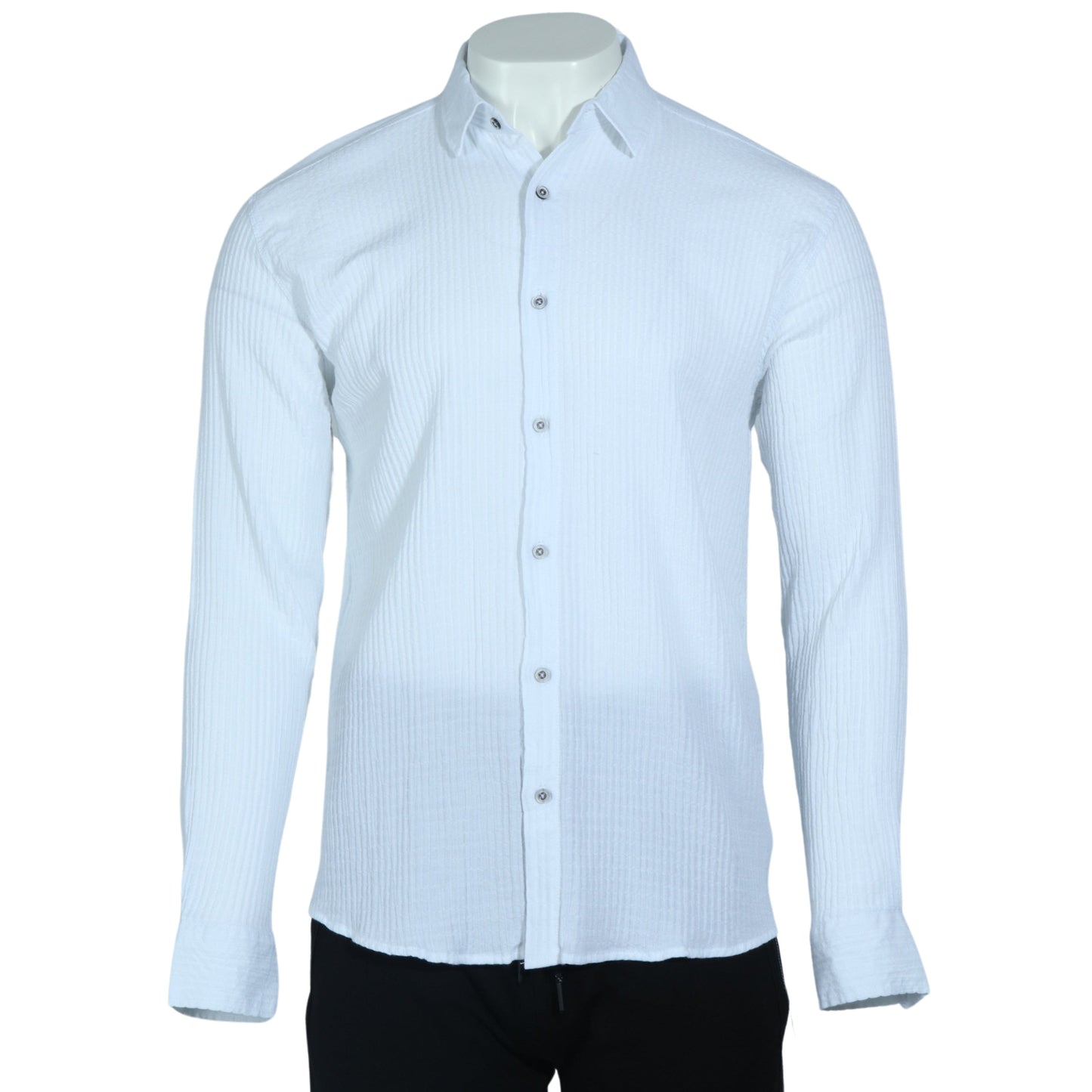 DYNAMO Mens Tops L / White DYNAMO - Button Down Shirt