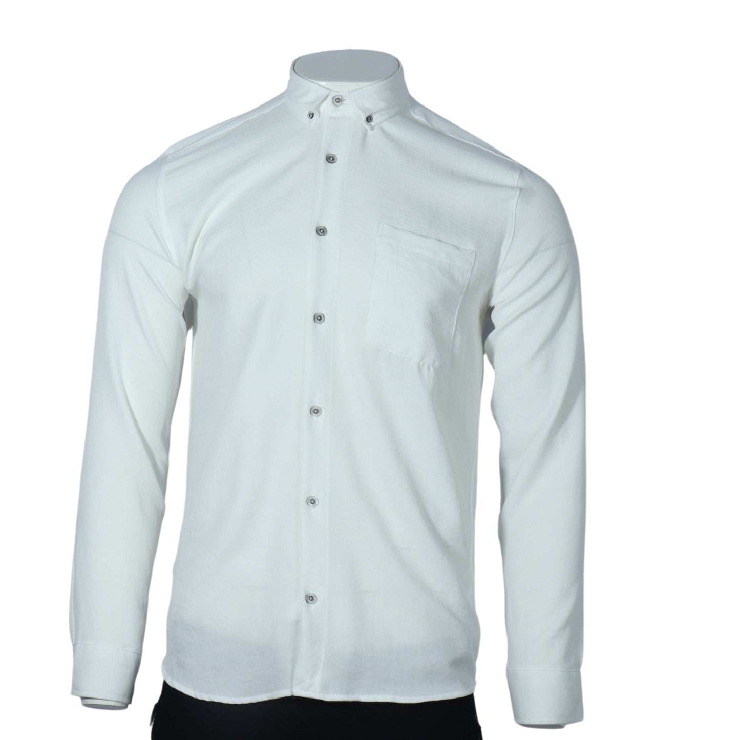 DYNAMO Mens Tops L / White DYNAMO - Button up long sleeve shirt