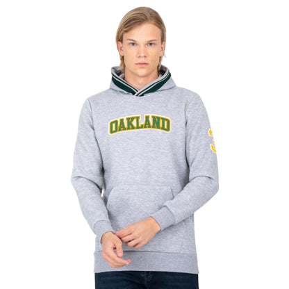 DYNAMO Mens Tops M / Grey DYNAMO - Oakland Text Hoodie