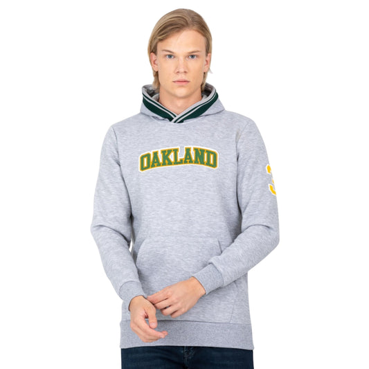 DYNAMO Mens Tops M / Grey DYNAMO - Oakland Text Hoodie