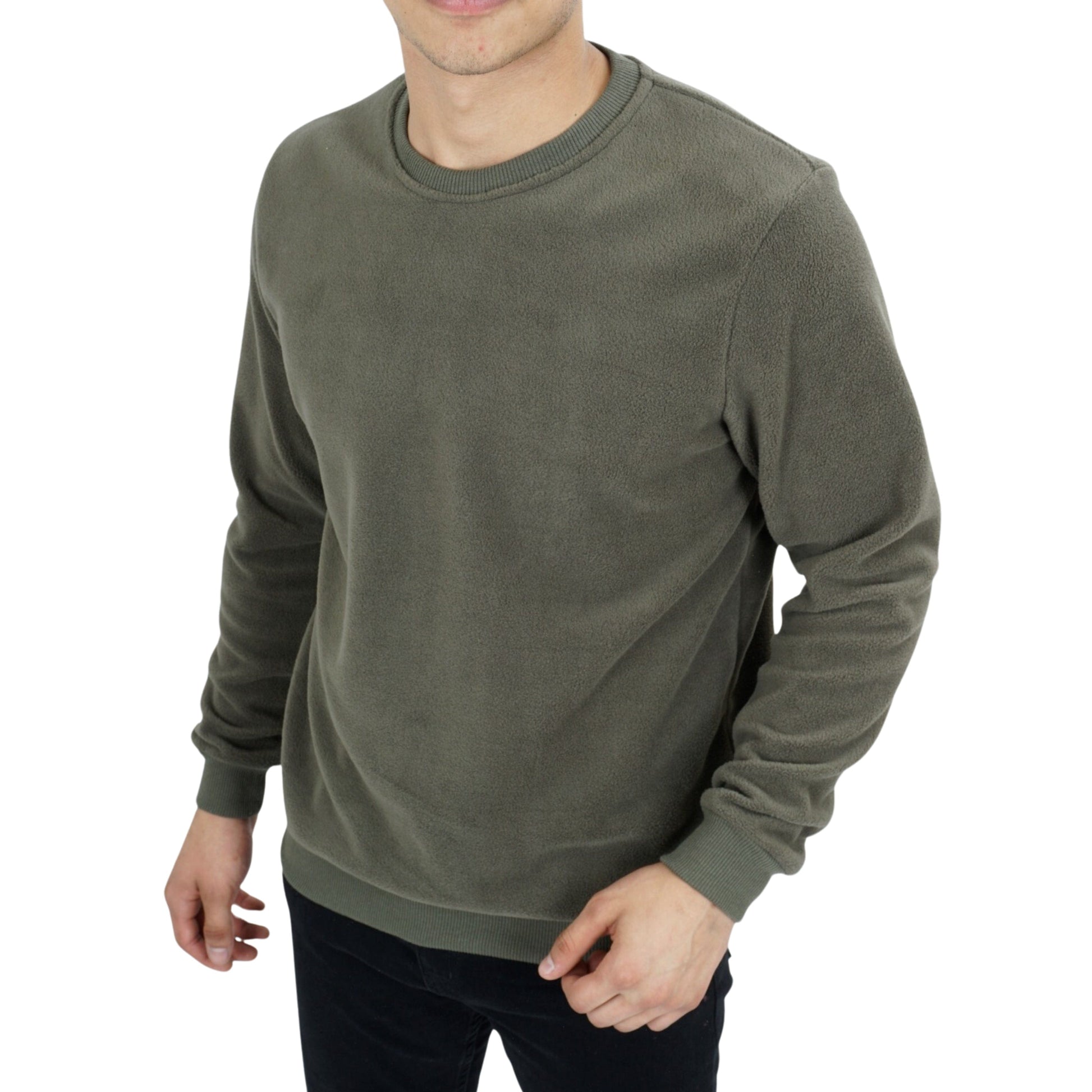 DYNAMO Mens Tops XXL / Olive Green DYNAMO - Pull Over Sweatshirt