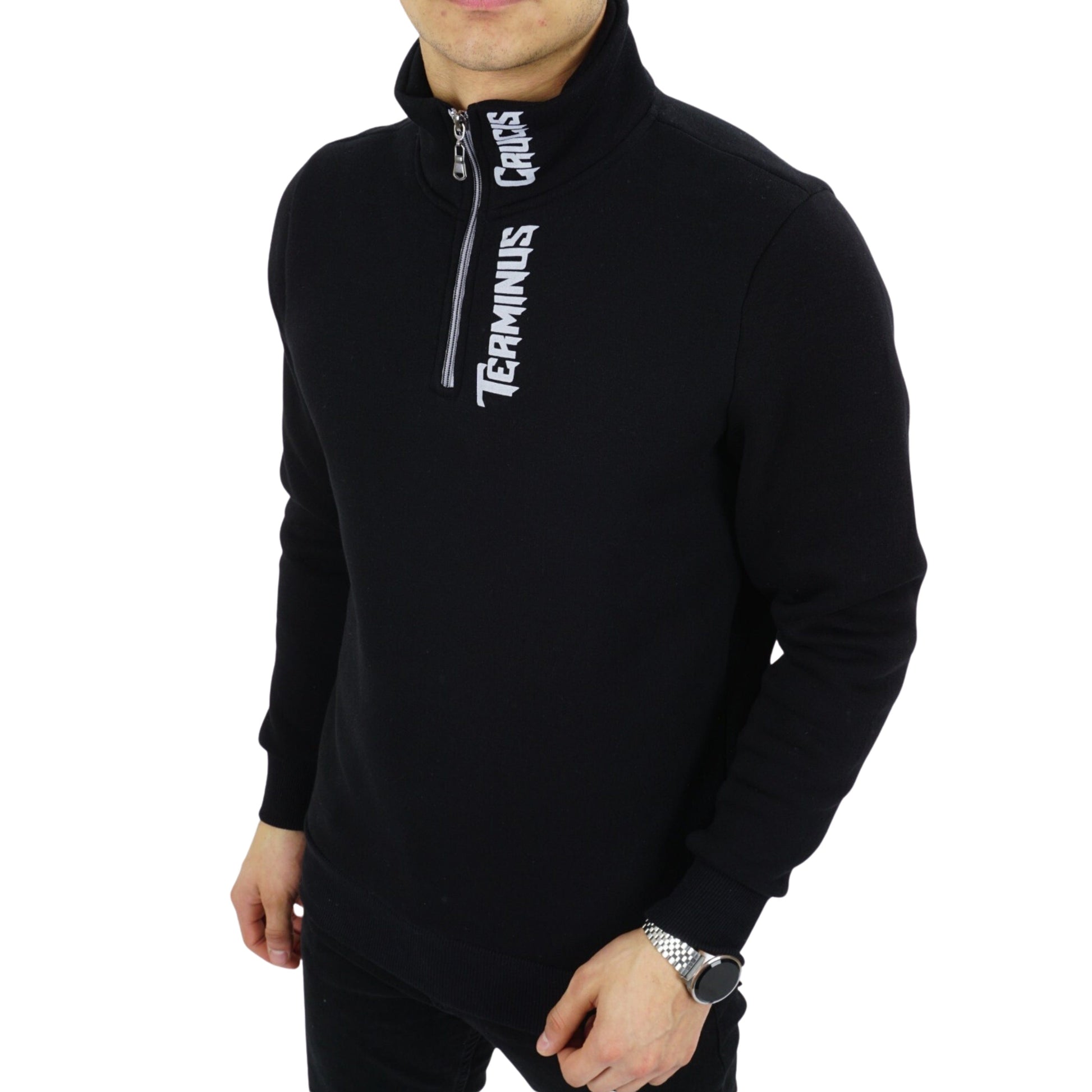 DYNAMO Mens Tops XL / Black DYNAMO - Quarter Zip Sweatshirt