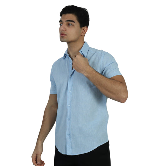 DYNAMO Mens Tops S / Blue DYNAMO - Short Sleeve Shirt