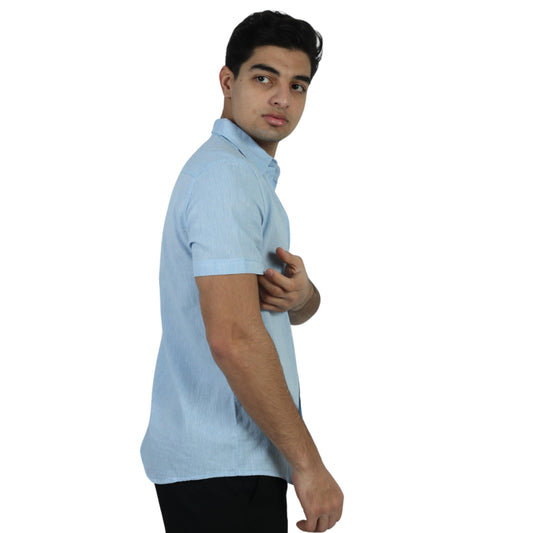 DYNAMO Mens Tops S / Blue DYNAMO - Short Sleeve Shirt