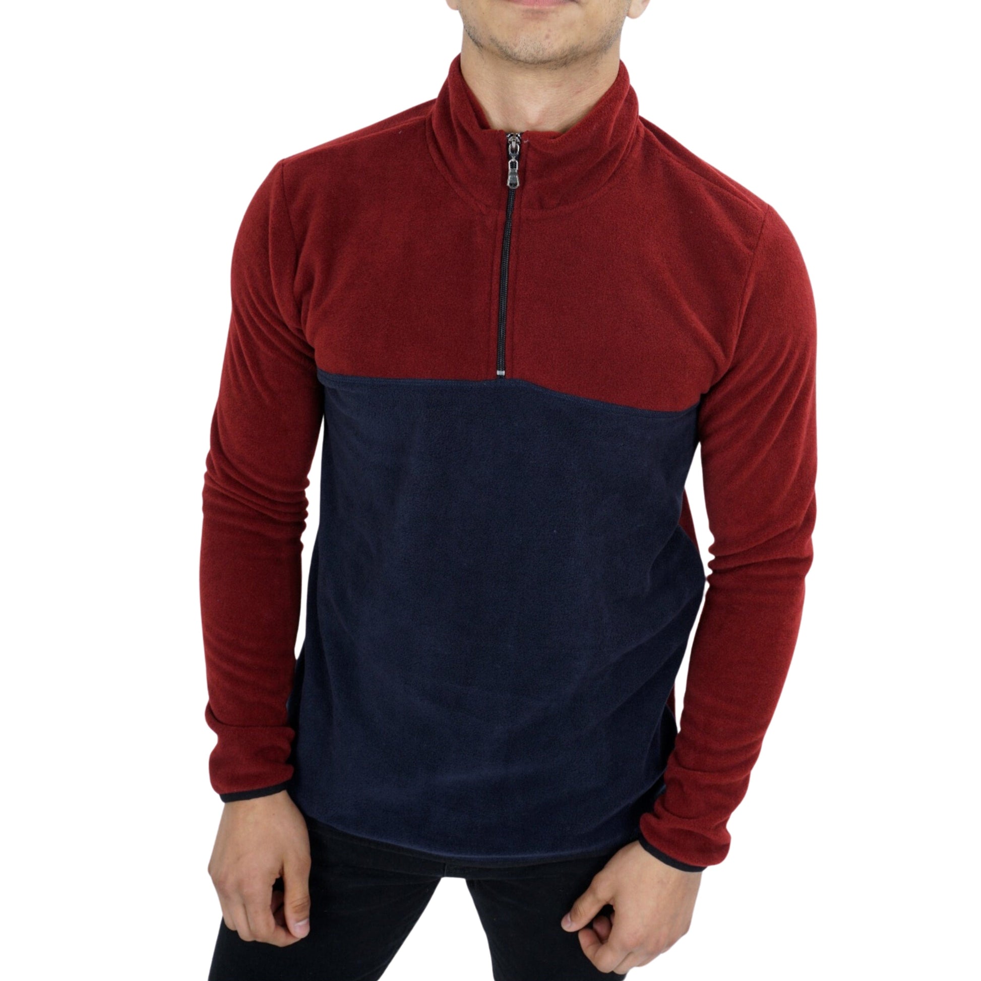 DYNAMO Mens Tops L / Multi-Color DYNAMO - Zip Neck Sweatshirt