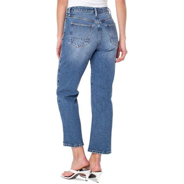 EARNEST SEWN. Womens Bottoms L / Blue EARNEST SEWN. - Pocket High-Rise Ankle Jeans