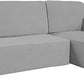 EASLY GOING Furniture Gray EASLY GOING - Stretch Sofa Slipcover 2 Pieces