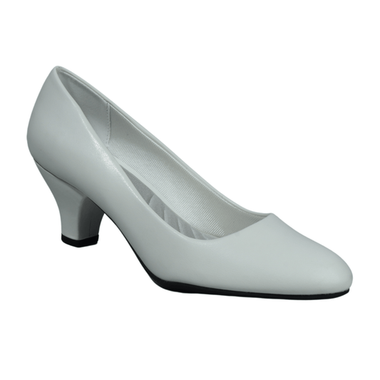 EASY STREET Womens Shoes 39.5 / White EASY STREET - Round toe classic heels