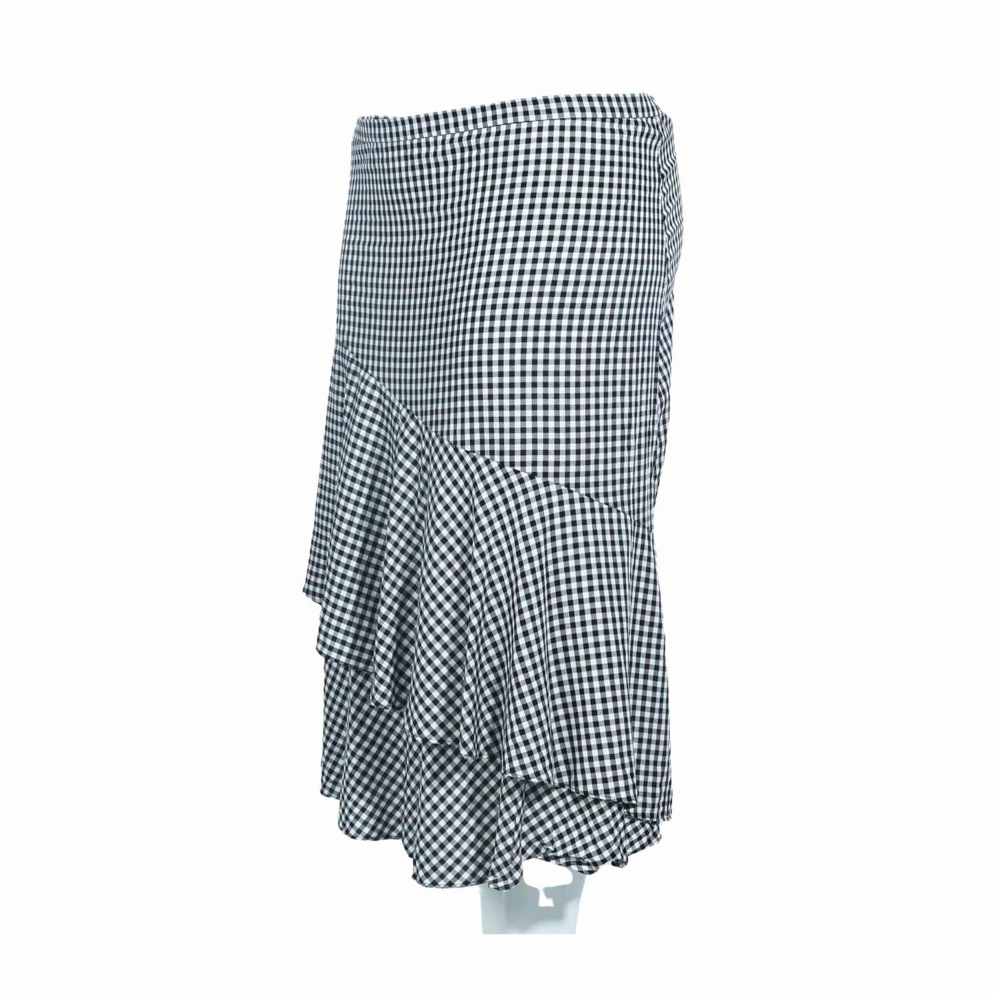 ELLE Womens Bottoms XL / Multi-Color ELLE - Gingham Printed Midi Skirt