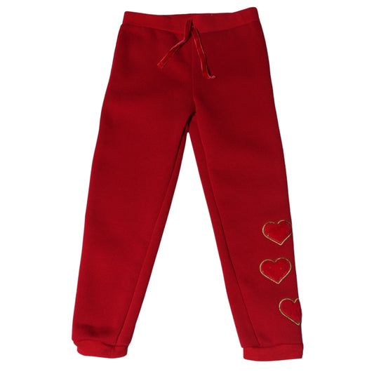 EPIC THREADS Girls Bottoms 5 Year / Red EPIC THREADS - Heart on leg sweatpants