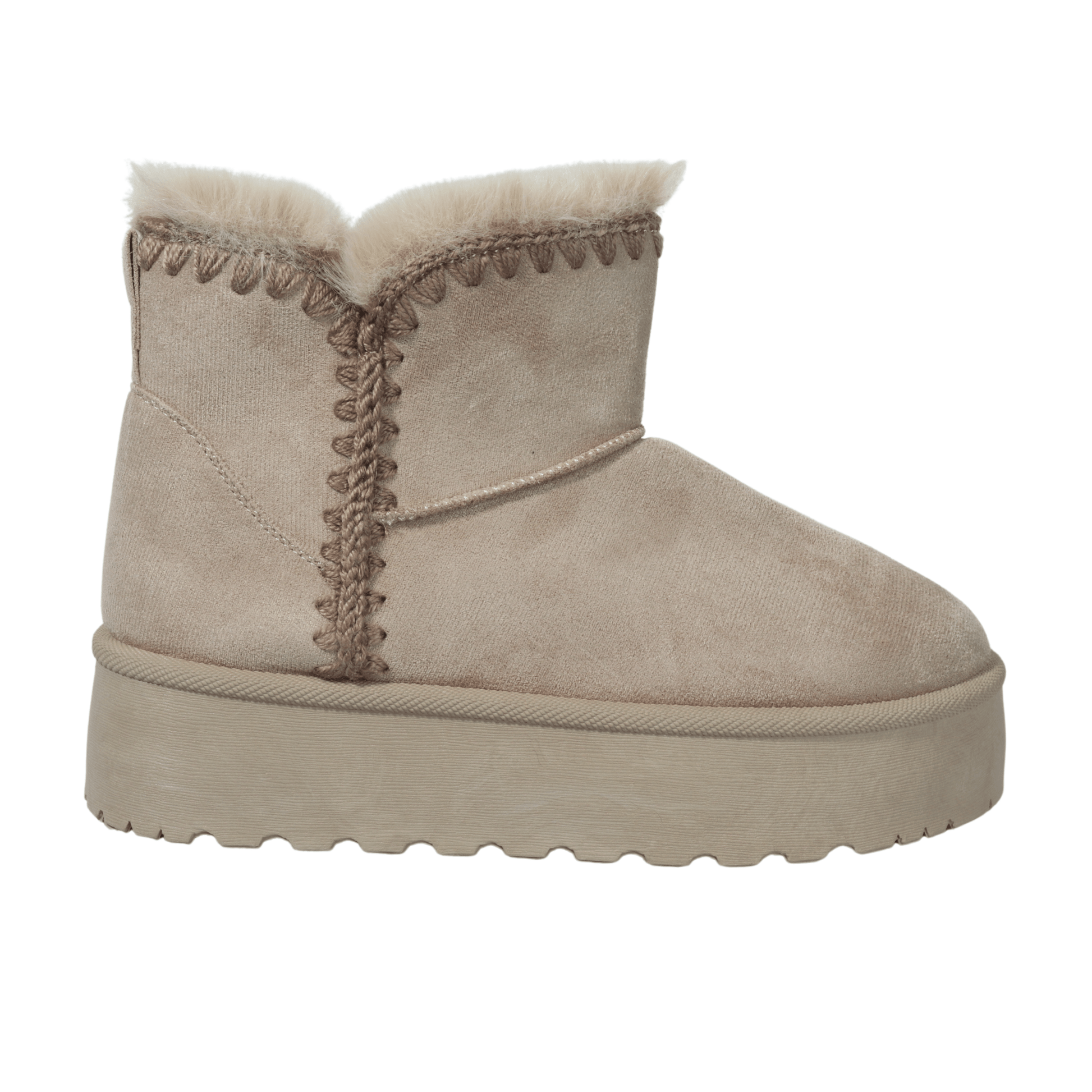 ESCAPE Womens Shoes 36 / Beige ESCAPE - Classic Short Boot