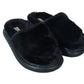 ESCAPE Womens Shoes ESCAPE - Comfy one strap faux fur slipper