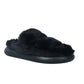 ESCAPE Womens Shoes ESCAPE - Fur slipper Comfy two straps