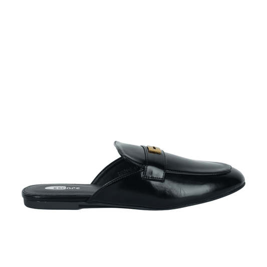 ESCAPE Womens Shoes 36 / Black ESCAPE - Slip On Slippers