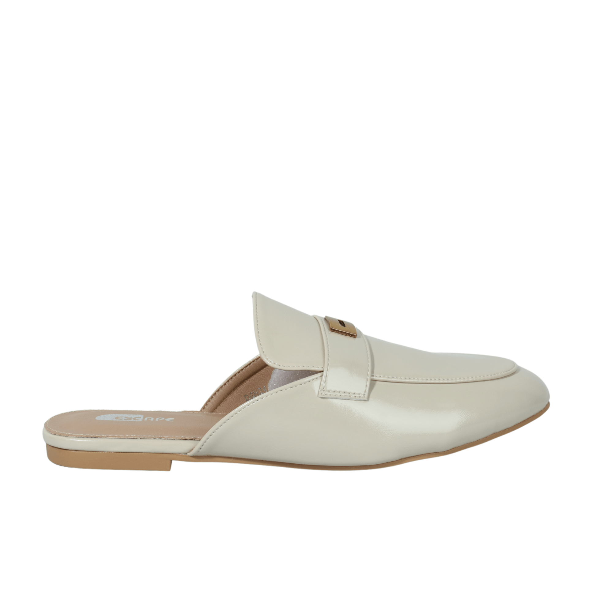 ESCAPE Womens Shoes 40 / Beige ESCAPE - Slip On Slippers