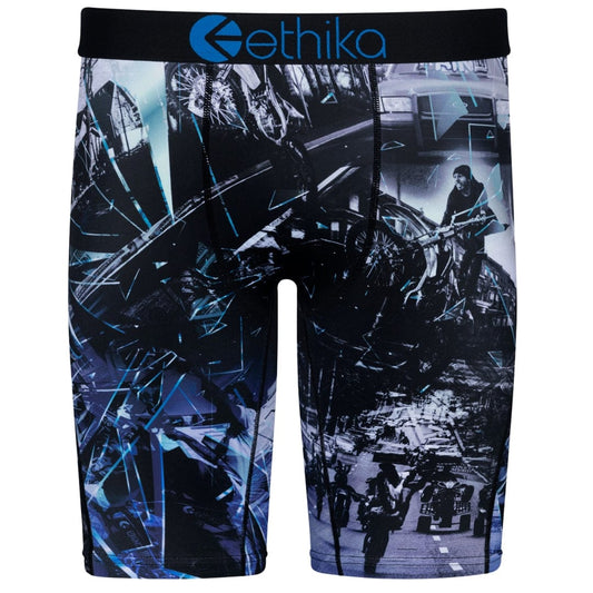 ETHIKA Mens Underwear S / Multi-Color ETHIKA - All Over Printed Boxer Brief