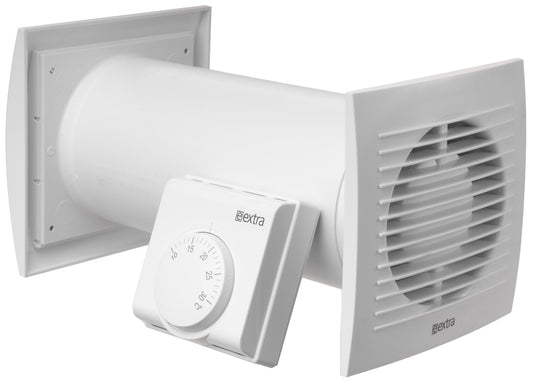 EUROPLAST Home Improvement White EUROPLAST - Ventilation Kit With Thermostat