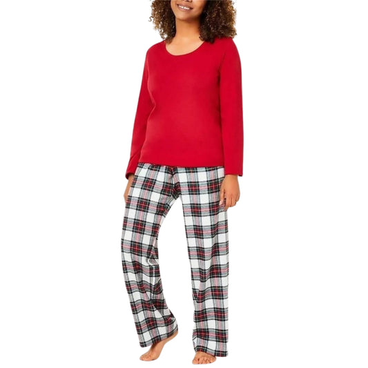 FAMILY PJS Womens Pajama L / Multi-Color FAMILY PJS - 2 Piece Pajama Set, Stewart Plaid