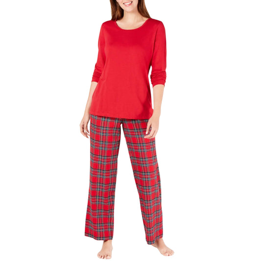 FAMILY PJS Womens Pajama FAMILY PJS - Intimates Red Plaid Sleepwear Pajamas