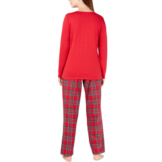 FAMILY PJS Womens Pajama FAMILY PJS - Intimates Red Plaid Sleepwear Pajamas