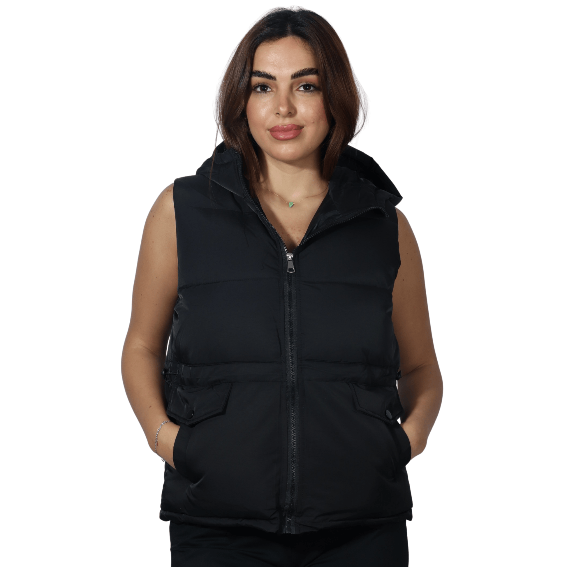 FANG Womens Jackets One Size / Black FANG - Puffer Vest