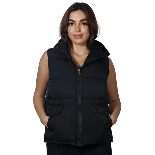 FANG Womens Jackets One Size / Black FANG - Puffer Vest