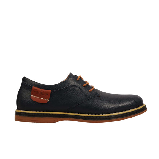 FASHION Mens Shoes Navy / 40.5 FASHION-Leather Shoes