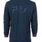 FILA Mens Tops XXL / Navy FILA - Logo Graphic Long Sleeve Sweatshirt