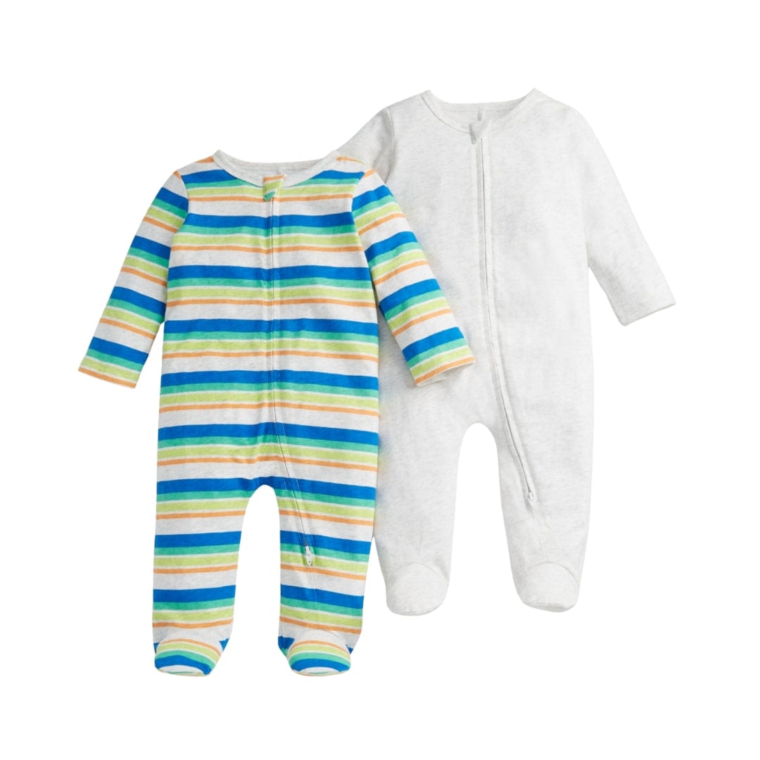 FIRST IMPRESSIONS Baby Boy 3-6 Month / Multi-Color FIRST IMPRESSIONS - Baby - 2-Pk. Coveralls