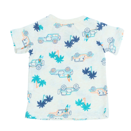 FIRST IMPRESSIONS Baby Boy 6-9 Month / Multi-Color FIRST IMPRESSIONS - Baby - All Over Printed Short Sleeve Top