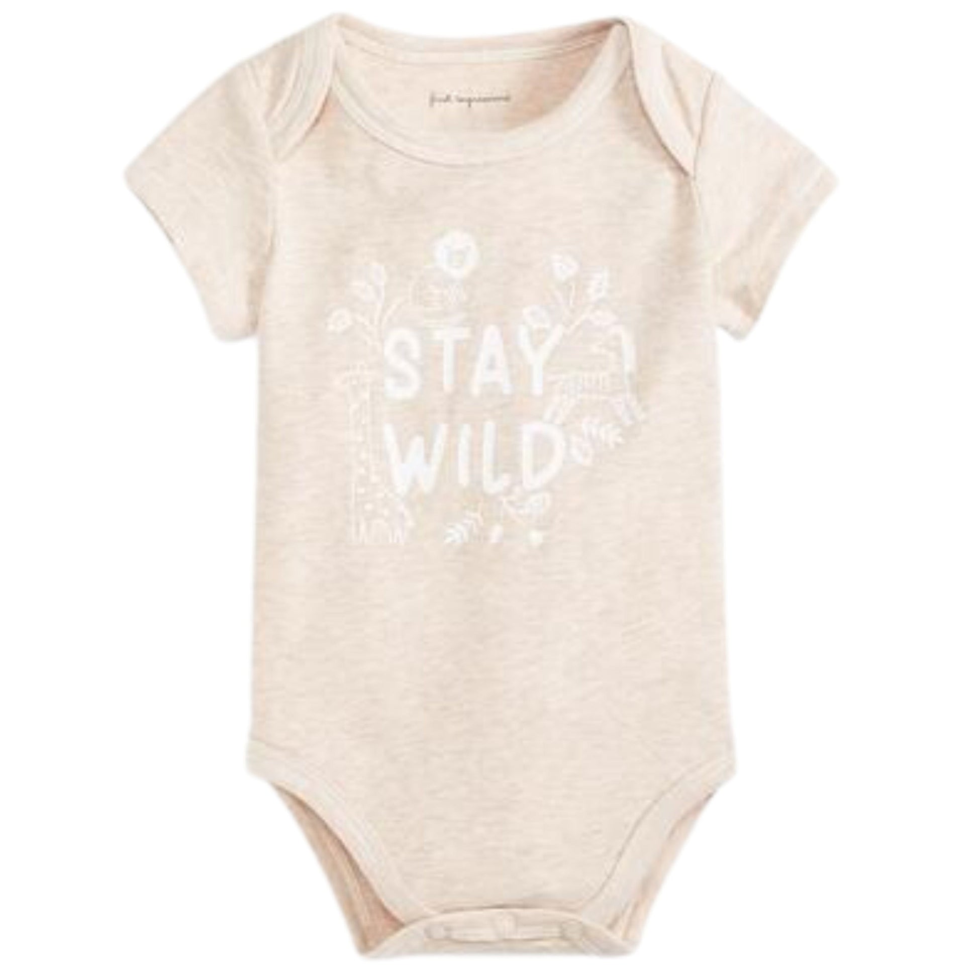 FIRST IMPRESSIONS Baby Boy 12 Month / Beige FIRST IMPRESSIONS - BABY -  Graphic-Print Bodysuit