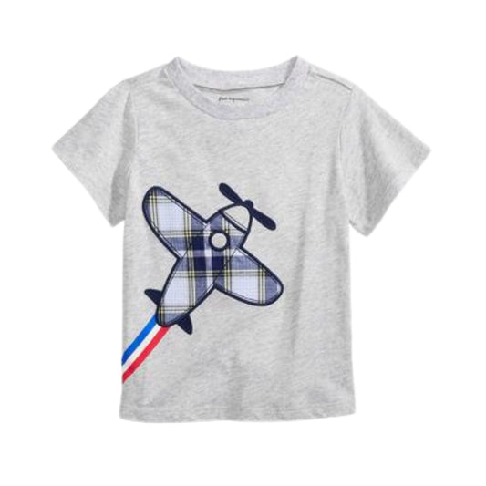 FIRST IMPRESSIONS Baby Boy 12 Month / Grey FIRST IMPRESSIONS - Baby - Helicopter Graphic T-Shirt