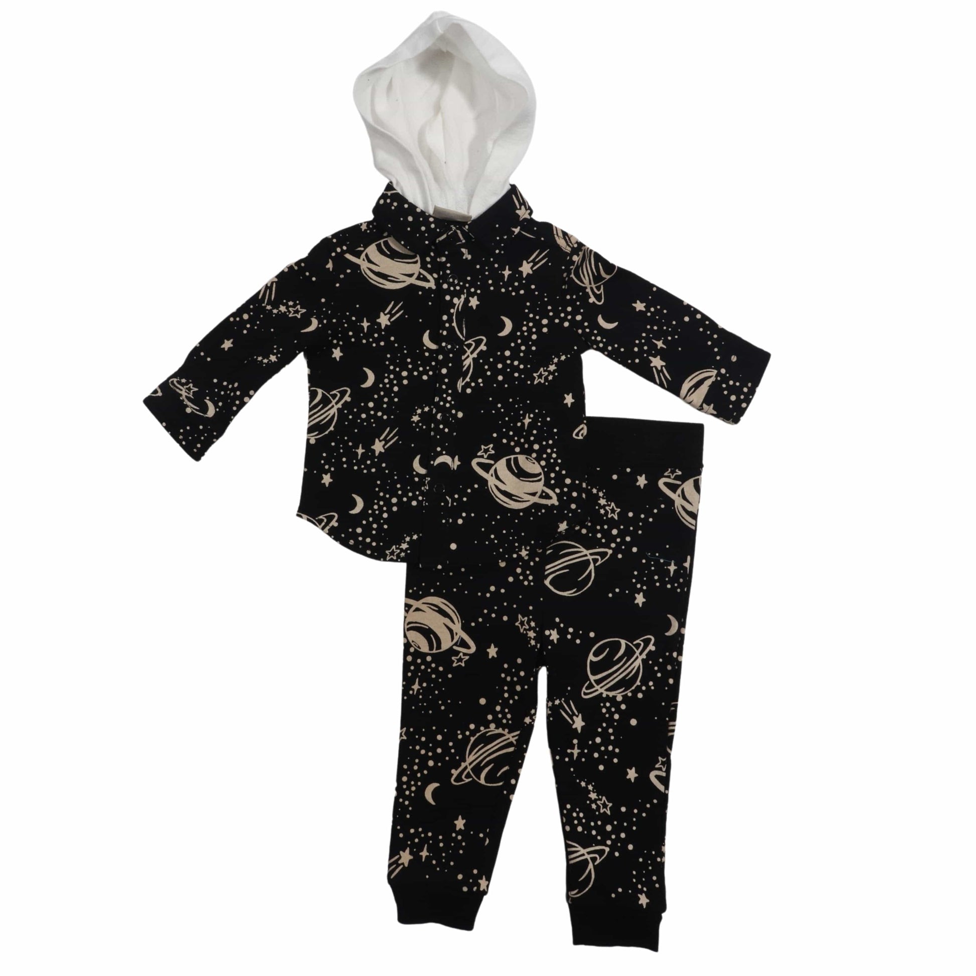 FIRST IMPRESSIONS Baby Boy FIRST IMPRESSIONS - Baby -  Planet-Print Hooded Jacket With Pant