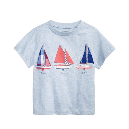 FIRST IMPRESSIONS Baby Boy 18 Month / Blue FIRST IMPRESSIONS - Baby - Sail-Print T-Shirt