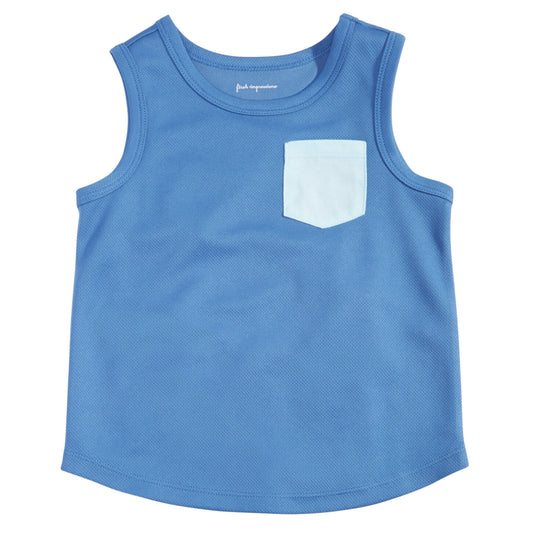 FIRST IMPRESSIONS Baby Boy 3-6 Month / Blue FIRST IMPRESSIONS - BABY - Skygaze Tank Top